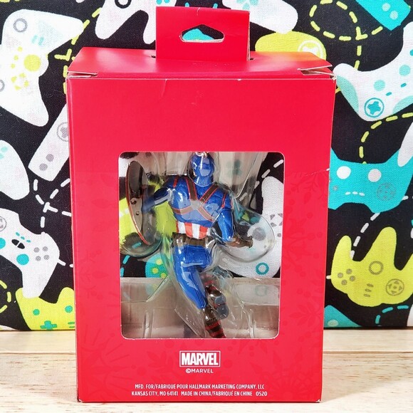Hallmark Marvel Avengers Captain America 3.5" Christmas Tree Holiday Ornament - Picture 4 of 7